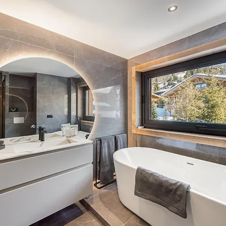 Au Centre Avec Sauna Et Balcon A - Fr-1-569-114 * Megeve